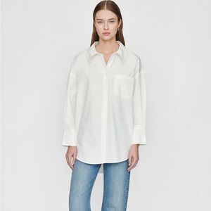 Anina Bing MIKA SHIRT - WHITE